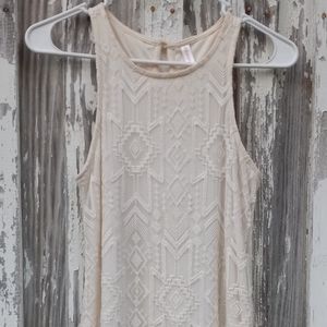 Womens xhilaration dress white lace x-small